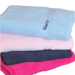 Badhanddoek-katoen-naam-borduren-diverse kleuren