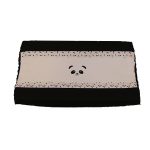 Panda-zwart-wit-driehoek-wafelstof-aankleedhoes