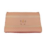 Unicorn-goud-roze-wit-bolletjes-wafelstof-aankleedhoes