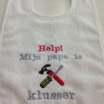 037 Slabber badstof help mijn papa