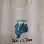 083 Badstof slabber "Trotse Opa en Oma"