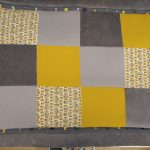 23 Boxkleed label grijs velours