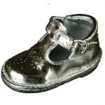 Verzilveren babyschoentje